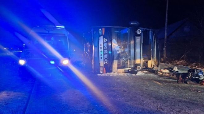 В Польше в ДТП попал украинский автобус, 18 человек госпитализированы &#8212; СМИ