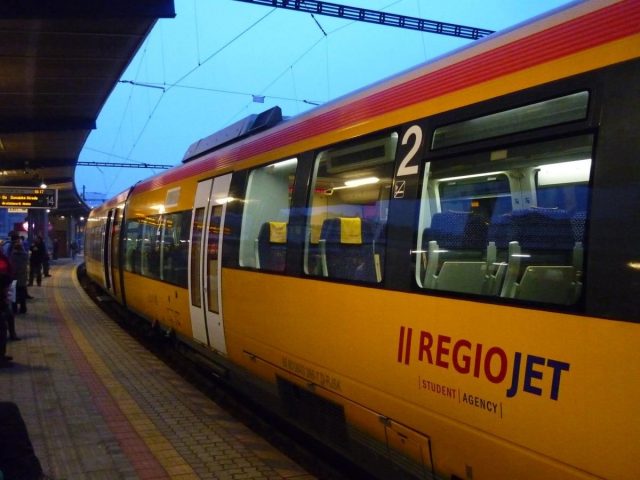 RegioJet начнет выполнять рейсы в направлении Чоп-Прага с марта 2024