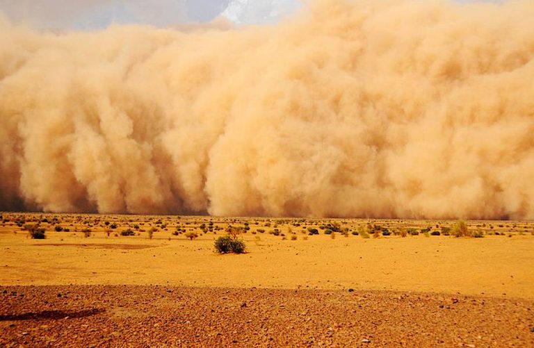 Часть Франции, Германию и Швейцарию заметает пылевой бурей, которую принесло из пустыни Сахара