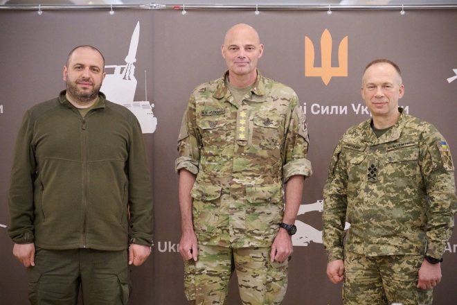 Новый главнокомандующий армии Дании совершил визит в Украину