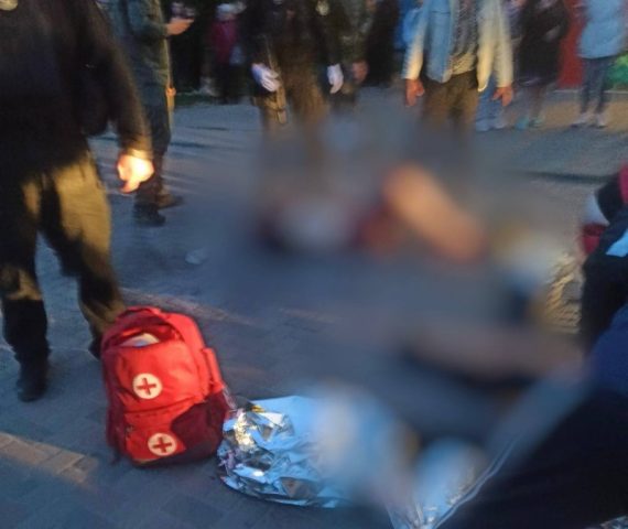 Злоумышленник в Броварах метнул гранату в полицейского: в результате взрыва оба мужчины ранены