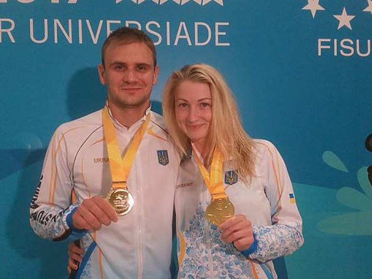 Украинские спортсмены Недобега и Горшковозов выиграл «золото» Универсиады в прыжках в воду в миксте (ФОТО)