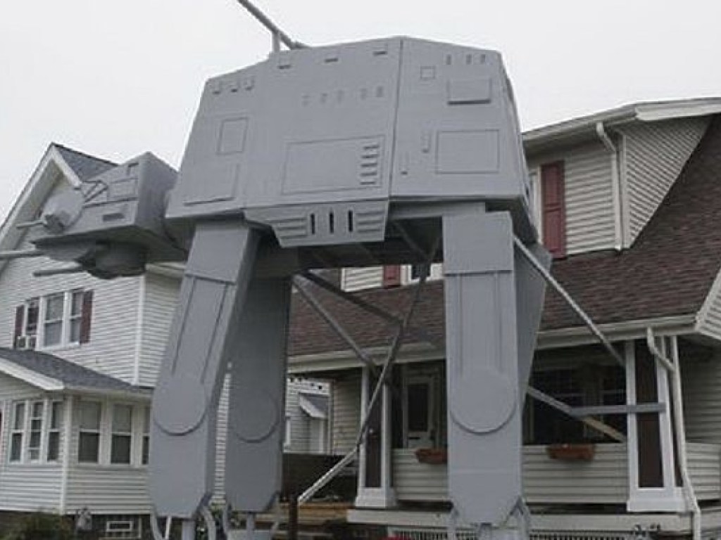 В Огайо мужчина построил &#8220;дом-шагоход&#8221;, вдохновившись «Звездными войнами»