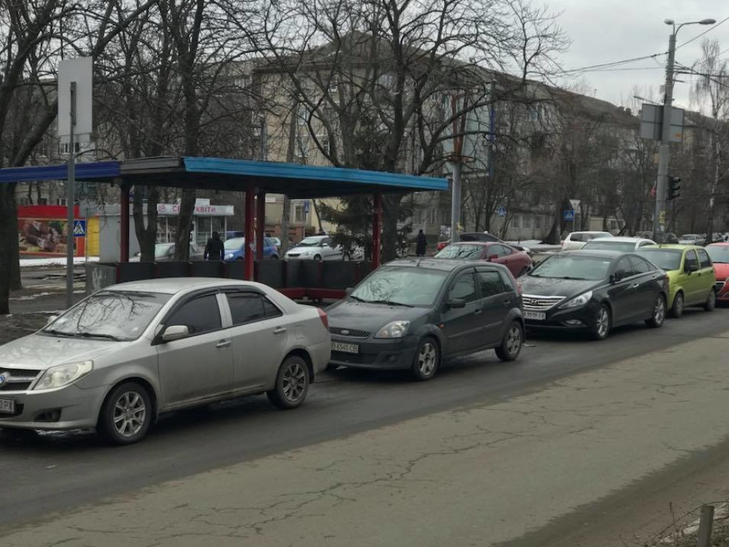 Киевляне о пустых платных парковках: водителям пора начать платить деньги за стоянку (ФОТО)