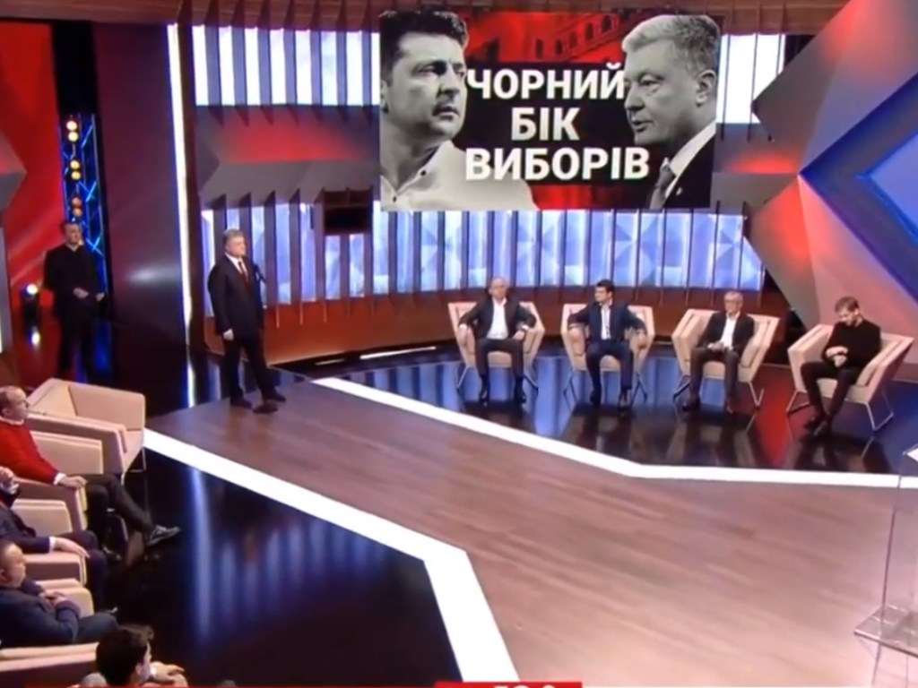 В штабе Порошенко пояснили его спонтанный визит на «1+1»