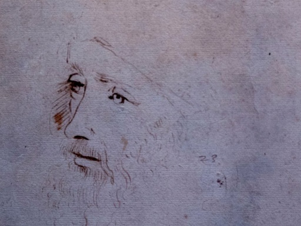 В Великобритании обнаружили неизвестный ранее портрет Леонардо да Винчи (ФОТО)