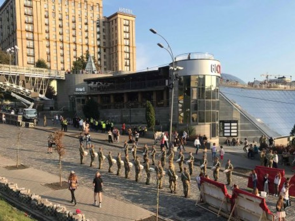 В Киеве началась репетиция марша ко Дню Независимости (ФОТО, ВИДЕО)