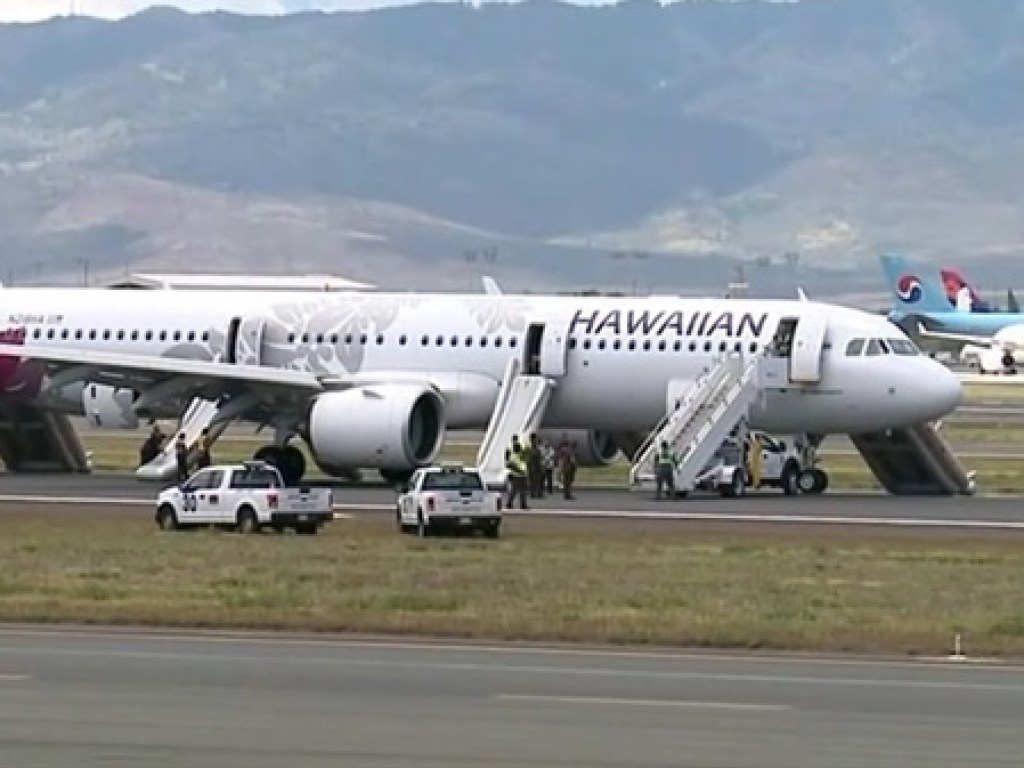 На Гавайях из-за задымления самолет совершил аварийную посадку: семеро пострадавших (ФОТО, ВИДЕО)