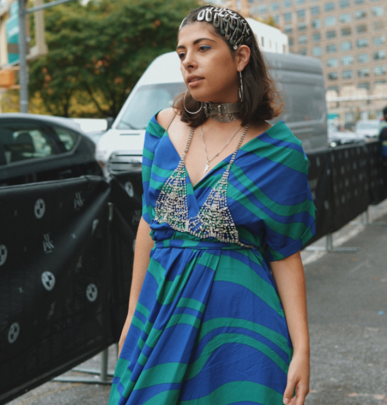 Яркие образы гостей Недели моды в Нью-Йорке. Фото