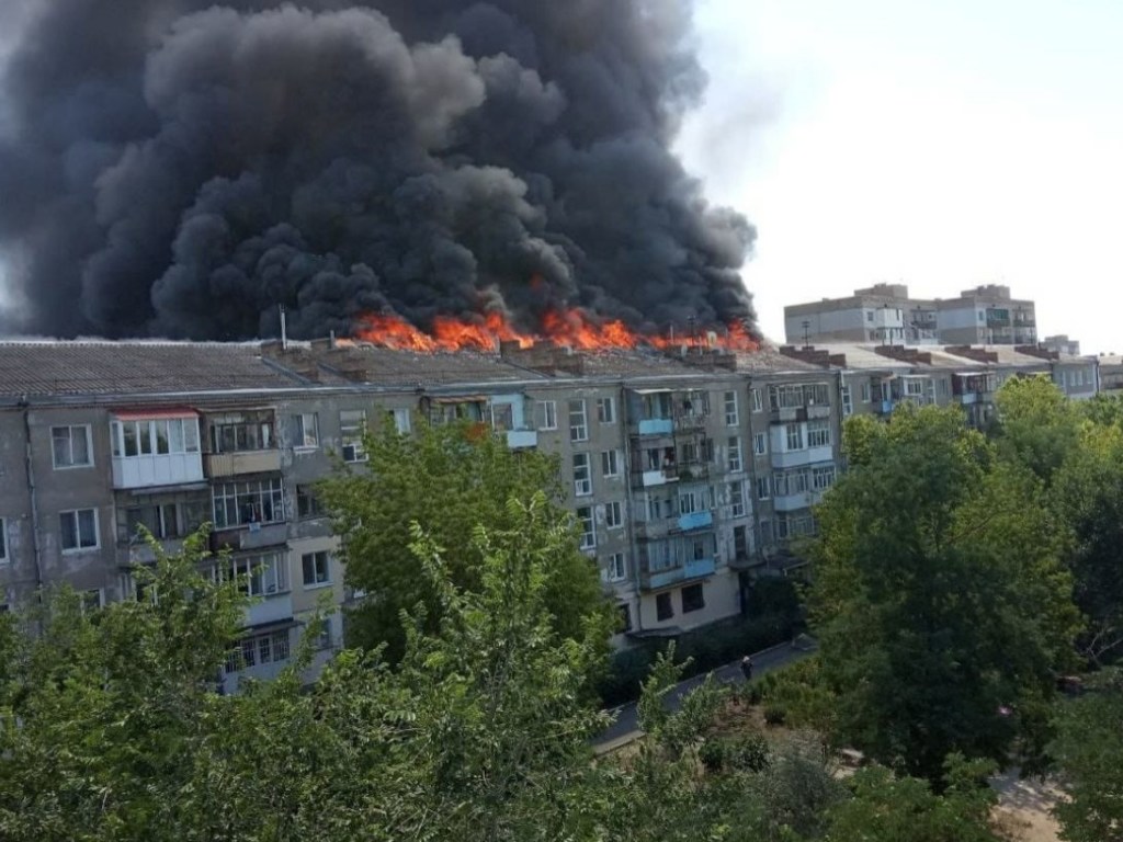 После пожара в многоэтажке в Новой Каховке жильцов обеспечили новым жильем