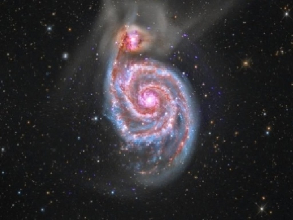В объектив телескопа Hubble попала «сверхскоростная» спиральная галактика (ФОТО)