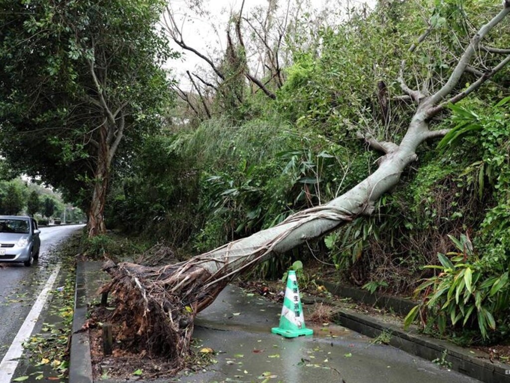 В Японии отменили более 100 авиарейсов из-за супертайфуна: начата эвакуация населения (ВИДЕО)