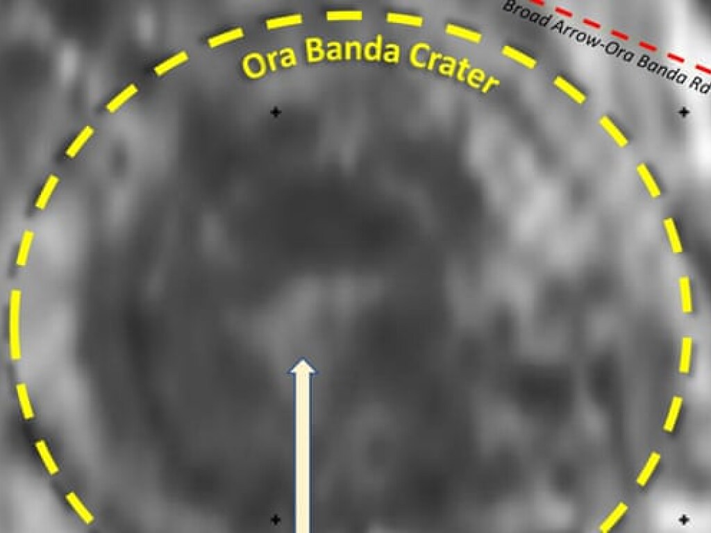 В Австралии ученые обнаружили кратер диаметром 5 километров и возрастом в 100 миллионов лет (ФОТО)